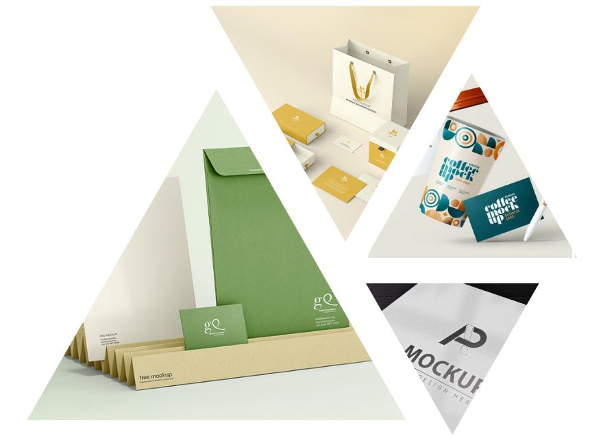 different mockups 
