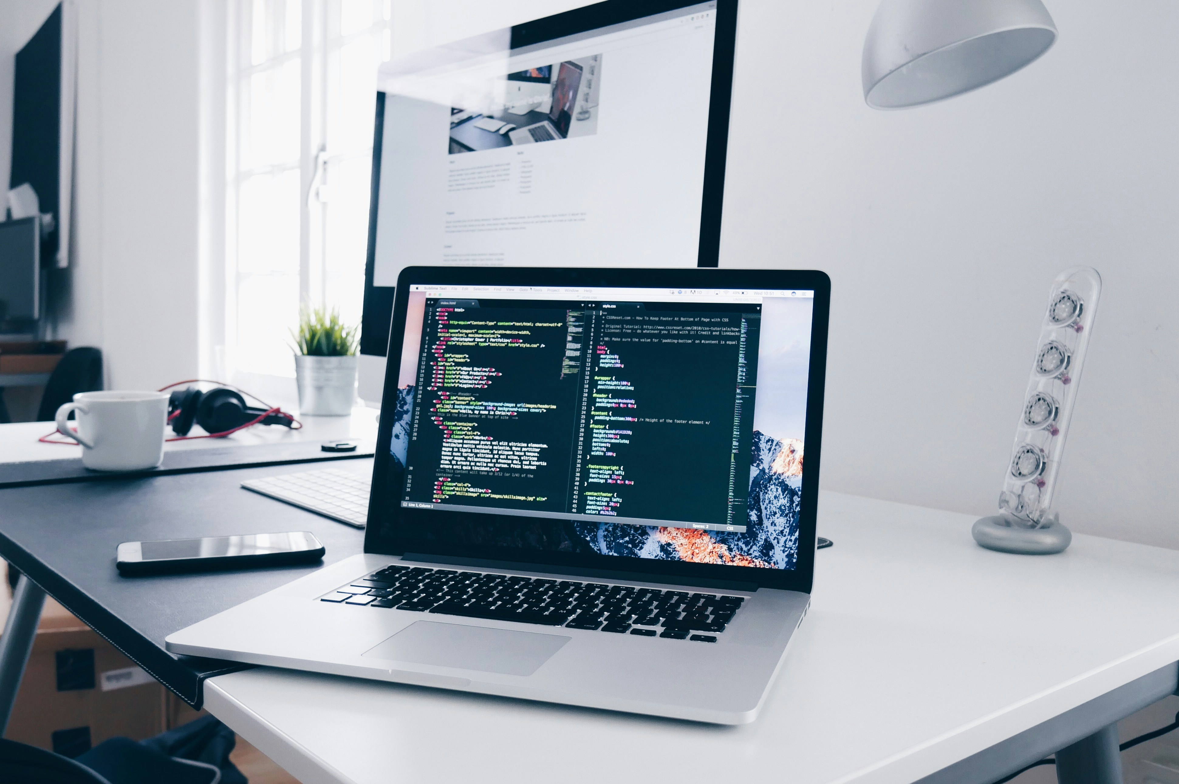 Web development illustration